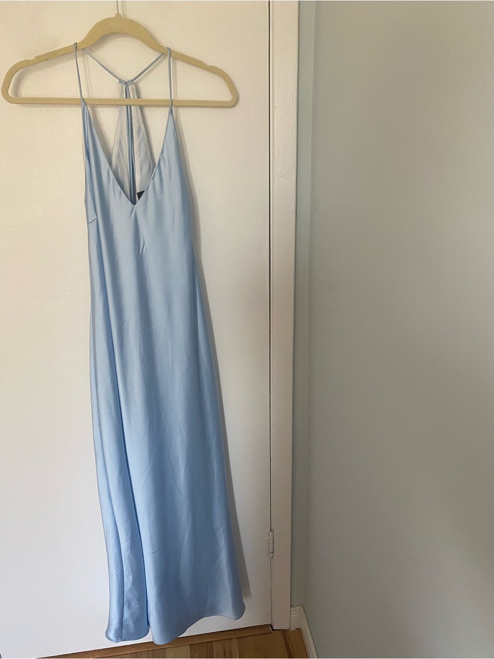 Zara Powder Blue Slip Dress